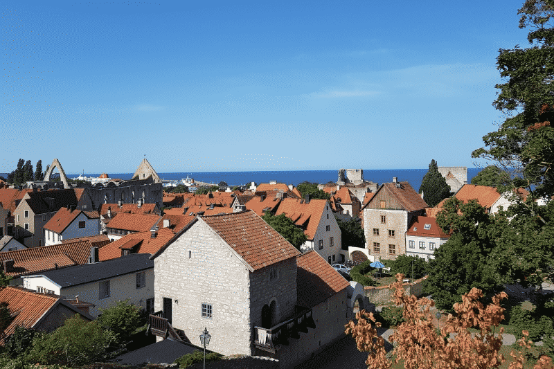 Utsikt över Visby